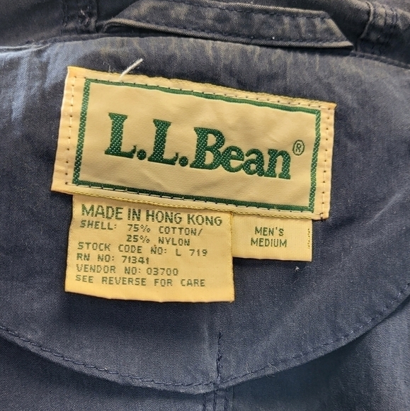 1980's LL Bean Longline Hooded Parka Jacket Size M - Picture 12 of 15